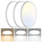 Libtit Pack 13 Inch Led Flush Mount Ceiling Light, 3000K/4500K/6000K Ultra-.... Fixed Price $87.90.
