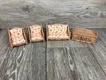 Doll House Furniture Floral Couch Chairs Cabinet Plastic. Fixed Price $9.99.