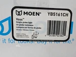 Moen YB5161CH Voss 5" Wide Light Reversible Bathroom Vanity Fixture Chrome. Fixed Price $84.95.