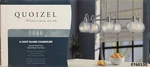 Quoizel Soho 33" Brushed Nickel Kitchen Island 6-LIGHT Clear Blown Glass Shade. Fixed Price $149.95.