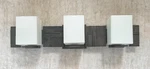 Hubbardton Forge 3-LIGHT Wall Sconce Bronze Modern Architectural 30" Vanity Fixt. Fixed Price $299.00.