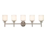 Design House 556225 Aubrey 5-LIGHT Satin Nickel Vanity Color/finish Family. Fixed Price $223.11.