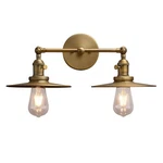 Phansthy 2-LIGHT Wall Sconce Antique Finish Bathroom Vanity Lamp With Switch. Fixed Price $74.00.