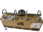 Savoy House Lighting 8-1062-4-CH Brunswick Bathroom Vanity Chrome. Fixed Price $72.00.