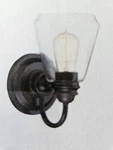 Designers Fountain Foundry 1-LT Wall Sconce, 90201-SB (satin Bronze), Nib. Fixed Price $39.99.