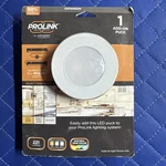 Prolink Quick Lighting System 1 Add On Puck - White. Fixed Price $5.00.