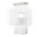 Livex Lighting 1 Lt Brushed Nickel Ada Wall Sconce. Fixed Price $86.00.