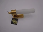 House Of Troy WL601-PB 10 Cylinder White Glass Wall Sconce, Polished Brass. Fixed Price $10.00.