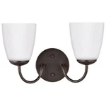 Sea Gull Bannock Light 13 Inch Bath Vanity, Heirloom Bronze, 4416602-782. Fixed Price $47.97.