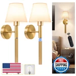 Noxlumina Battery Operated Wall Sconce Set Of Two 5200MAH Magnetic-handle Rechar. Fixed Price $64.84.