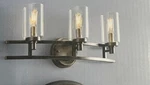 Allen + Roth Charlotte 22-IN 3-LIGHT Raw Iron Rustic Vanity. Fixed Price $54.99.