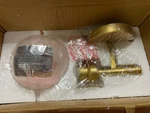 Z-lite 7502-1S-BG Sutton Wall Sconce, 1-LIGHT 100 Watts, Brushed Gold. Fixed Price $72.99.