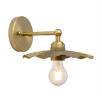 Pathson Vintage Metal Wall Sconce Brass Finished, Flower Shape Split Design W.... Fixed Price $102.94.