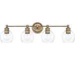 Capital 121141AD-426 Mid-century Vanity, 4-LIGHT 400 Total Watts, Aged Brass. Fixed Price $203.49.