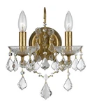 Crystorama 4452-GA-CL-SAQ Filmore 2-LIGHT Swarovski Spectra Crystal Sconce. Fixed Price $534.00.