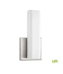 New Progress Lighting Beam 16-WATT Brushed Nickel Integrated Led Sconce. Fixed Price $42.99.