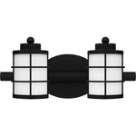 Quoizel HZT8615MBK - Display Open Box 2 Light Vanity. Fixed Price $80.00.