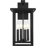 Elegant Lighting OD324W17BK Sheridan Inch Black Outdoor Wall Sconce. Fixed Price $130.00.