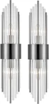 Shawnkey 2-LIGHT Modern Wall Sconce Titanium Black Set Of. Fixed Price $34.99.