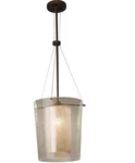 Justice Design Group FSN-8010-OPAL-DBRZ Dark Bronze Pendant. Fixed Price $150.00.