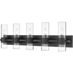 Z-lite 343-5V-MB Lawson Light 38 Inch Matte Black Vanity Wall. Fixed Price $378.00.