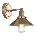 Jonathan JYL7429A August 7.8" 1-LIGHT Metal Shade Farmhouse Sconce Gold. Fixed Price $25.00.