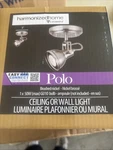 Canarm ICW622A01BN10 Ltd Polo Light Ceiling/wall Brushed Nickel Wi. Fixed Price $39.99.