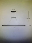 Kuzco Eerie Led Pendant Light In Black. Fixed Price $599.95.