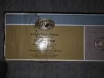 Hampton Bay Brushed Nickel Finish Bath Bar 4 Light Fixture 18" Bulbs Not Include. Fixed Price $20.00.