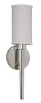 Huron Polished Chrome With Linen Acrylic Pattern Shade Sconce Wall Light $336. Fixed Price $59.99.