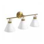 Kaisite 8090ML-03GD-US 3-LIGHT Brushed Gold Bathroom Vanity Fixture. Fixed Price $69.99.