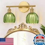 Linseeds Gold Bathroom Light Fixtures Over Mirror 2 Vanity. Fixed Price $80.48.