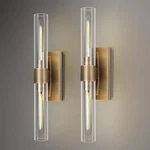 Brass Wall Sconces Set Of Two, 22.8" Lighting Pack,. Fixed Price $399.67.
