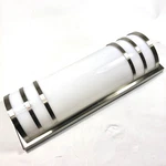 Art Deco Style Bathroom Vanity Light Led Soft White Stainless Steel Glass. Fixed Price $35.00.
