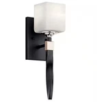 Kichler Lighting 55000BK Marette 1 Inch Black Wall Bracket. Fixed Price $85.49.