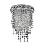 Allegri Cascata Light Wall Bracket, Chrome/firenze Clear Crystal - 27320. Fixed Price $478.00.