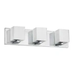 Dainolite Light Vanity Fixture, Polished Chrome, Frosted Glass V1230-3W-PC. Fixed Price $190.00.