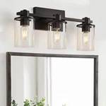 Dujahmland Black Bathroom Vanity LIGHT3-LIGHT Wall Sconce Fixture Wi.... Fixed Price $42.00.