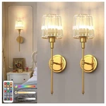 Doresshop Battery Operated Wall Sconce Set Of 2, Wireless Light, 15 Colo.... Fixed Price $84.91.