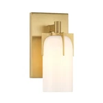 Savoy House Caldwell 1-LIGHT Bathroom Vanity Light, Warm Brass 9-4128-1-322. Fixed Price $132.00.