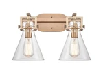 Innovations Lighting 411-2W-12-17 Cone Vanity 17"W Brass. Fixed Price $255.31.