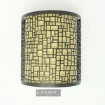 Wall Mount Sconce Light Oil Rubbed Bronze W/ Fabric Shade Model WB1564LAB Feiss. Fixed Price $74.99.