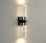 Kaisite Modern 2-LIGHT Black Dimmable Wall Sconce With Bubble Glass Shade Vanity. Fixed Price $35.96.