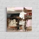 Modern Abstract Painting Canvas Wall Art Mounted Signed By Larissa Chupakhina. Fixed Price $185.59.