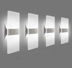 Kicaao Modern Wall Sconces 4 Pack, Led 10W, Up Downlight. Fixed Price $44.98.