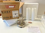 Livex Lighting Model 10104-91 Brushed Nickel Ada Bath Vanity 2 Lite New Open Box. Fixed Price $55.00.