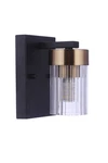 Craftmade 118051 Bond Street 7" Tall Wall Sconce - Black. Fixed Price $50.40.