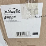 Sea Gull Lighting Winnetka 2-LIGHT Bathroom Vanity 44661-839 Steel. Fixed Price $249.99.