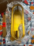 Jonathan JYL9917A Emilia 14" Tall Led Wall Sconce, Brass Gold Finish. Fixed Price $62.95.