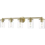 Z-lite 742-5V-LG Thayer Light 39 Inch Luxe Gold Vanity Wall. Fixed Price $221.00.